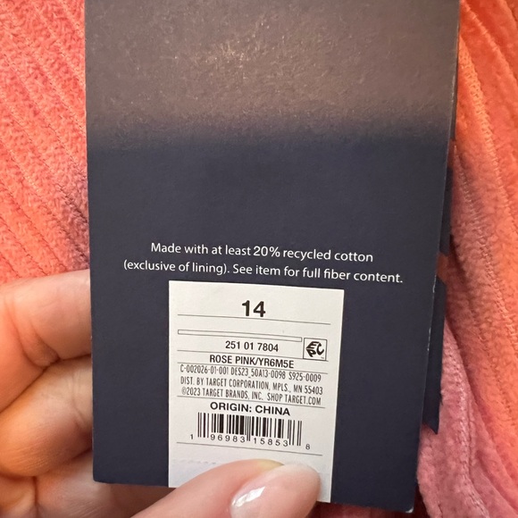 Rowing Blazers x Target Pink Corduroy Suit Set - Picture 6 of 7